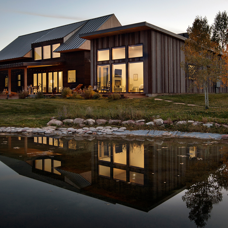 Voorhees Residence - New Construction Residence located in Old Snowmass, Pitkin County, Colorado. Designed by 1 Friday Design, Derek Skalko.